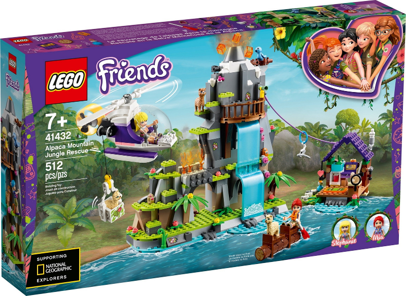 LEGO Friends Alpaca Mountain Jungle Rescue 41432 – Retired & Sealed