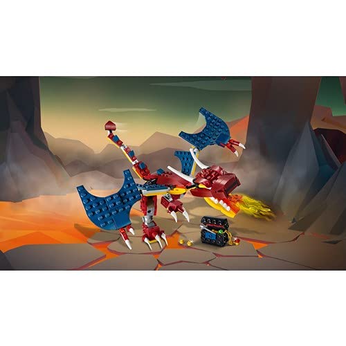 LEGO Creator 3in1 Fire Dragon - Tiger - Scorpion 31102 – Retired & Sealed