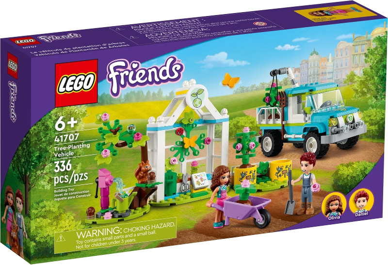 LEGO Friends Tree-Planting Vehicle Flower Garden 41707 – Retired & Sealed