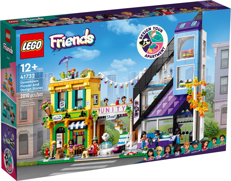 LEGO 41732 Downtown Flower and Design Stores 41732 sealed box front