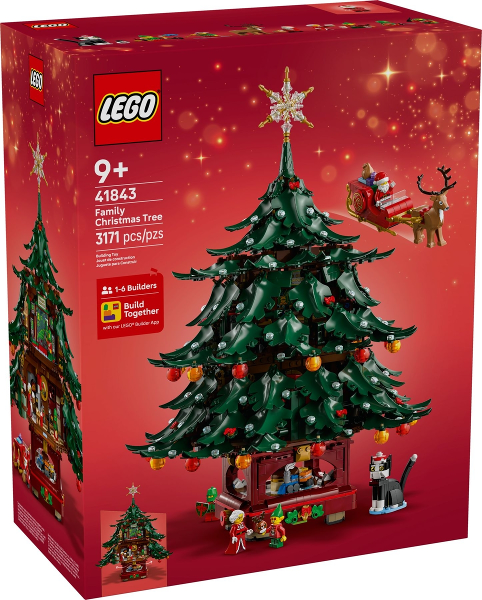 LEGO 41843 Family Christmas Tree Decoration 41843 sealed box front
