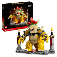 LEGO 71411 71411 Super Mario The Mighty Bowser, 3D Model Building Kit, Collectible Posable Character Figure with Battle Platform, Memorabilia Gift Idea sealed box view 2