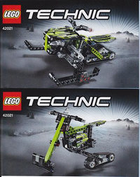 LEGO 42021 Snowmobile 42021 sealed box view 3