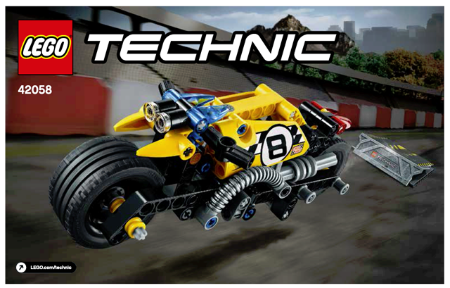 LEGO Stunt Bike 42058 – Retired & Sealed