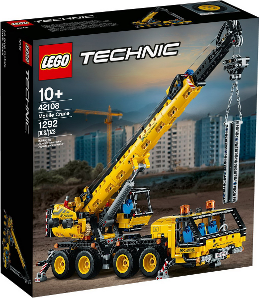 LEGO Technic Mobile Crane Truck Toy, Construction 42108 – Retired & Sealed