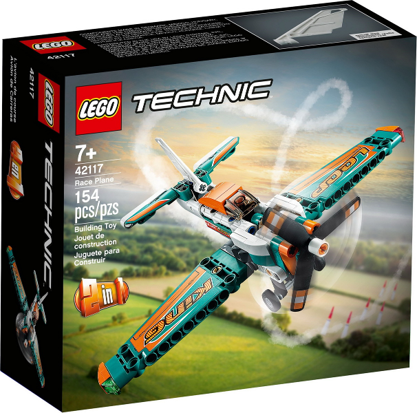 LEGO Technic Race Plane Toy to Jet Aeroplane 2 in 1 42117 – Retired & Sealed