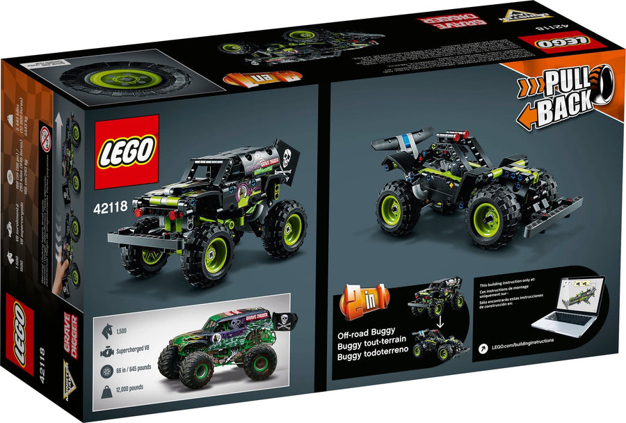LEGO Monster Jam Grave Digger 42118 – Retired & Sealed