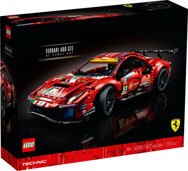 LEGO 42125 Ferrari 488 GTE 'AF Corse #51' 42125 sealed box front