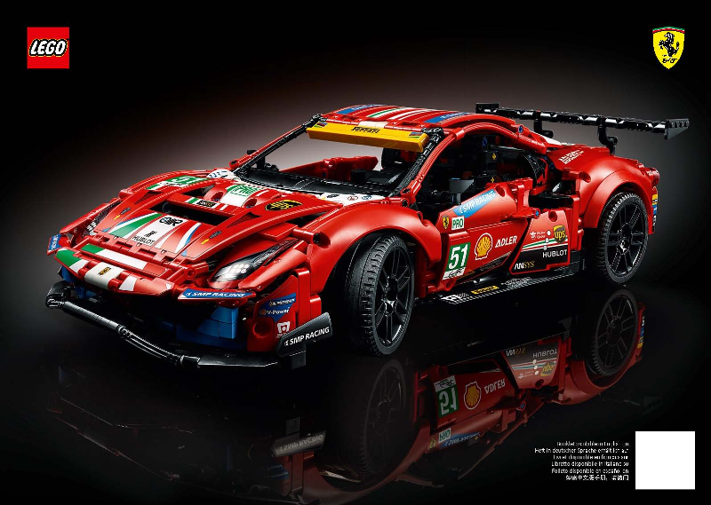LEGO Ferrari 488 GTE 'AF Corse #51' 42125 – Retired & Sealed
