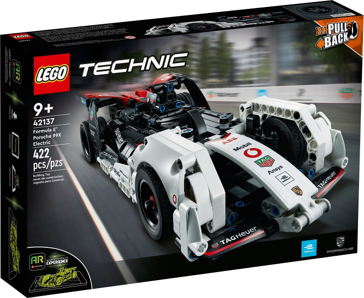 LEGO 42137 Technic Formula E Porsche 99X Electric, Pull Back 42137 sealed box front