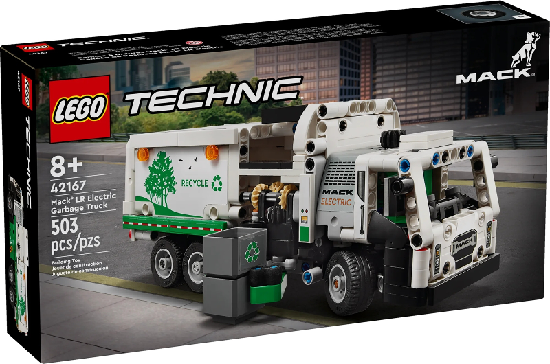 LEGO Mack LR Electric Garbage Truck 42167 – Sealed UK Stock