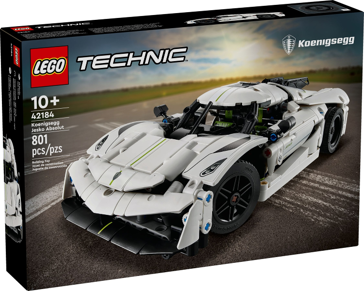 LEGO Koenigsegg Jesko Absolut White Hypercar 42184 – Sealed UK Stock