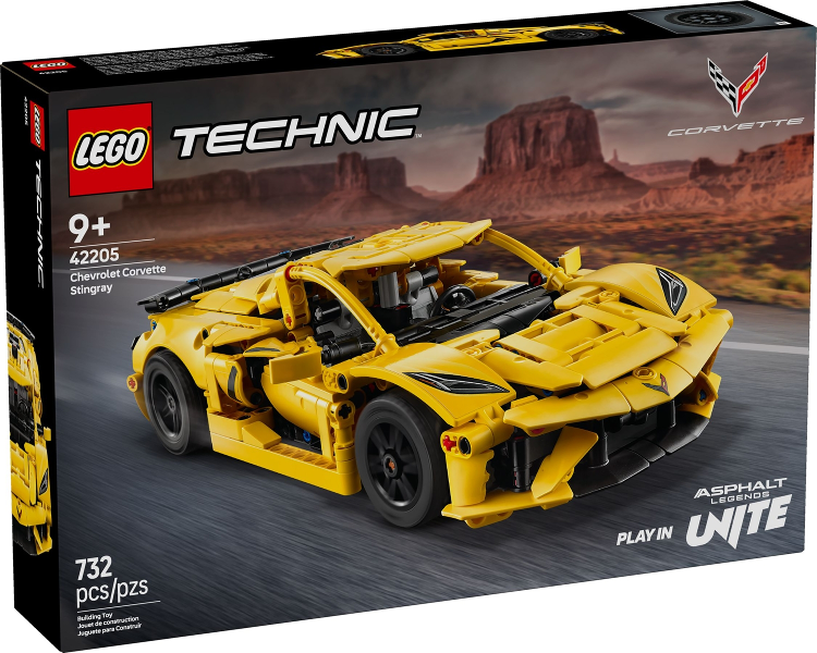 LEGO 42205 Chevrolet Corvette Stingray 42205 sealed box front