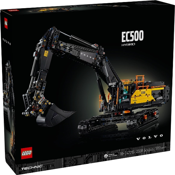 LEGO Volvo EC500 Hybrid Excavator 42215 – Sealed UK Stock