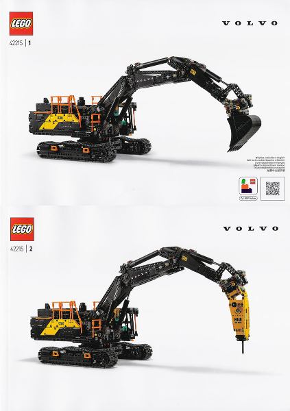 LEGO Volvo EC500 Hybrid Excavator 42215 – Sealed UK Stock