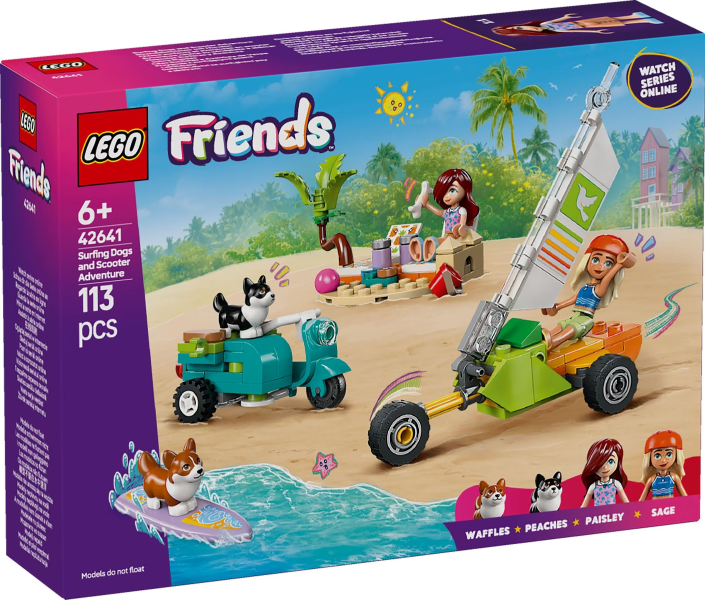 LEGO 42641 Surfing Dogs and Scooter Adventure 42641 sealed box front