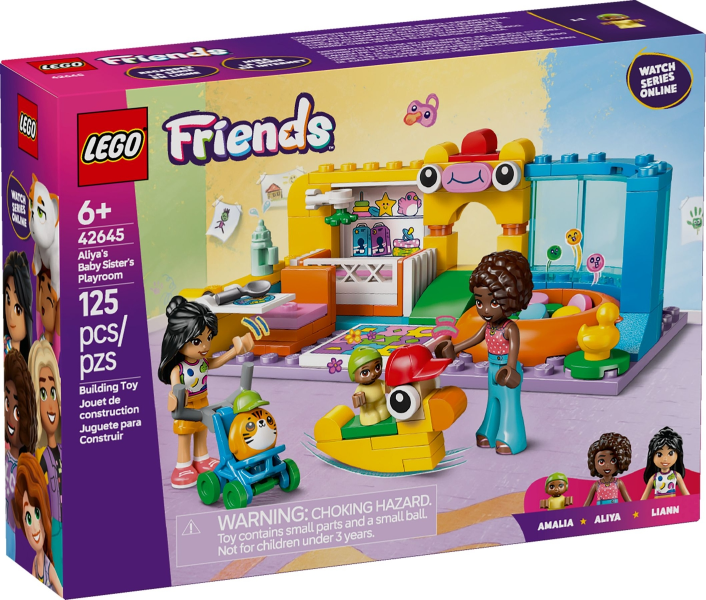 LEGO Aliya's Baby Sister's Playroom 42645 – Sealed UK Stock