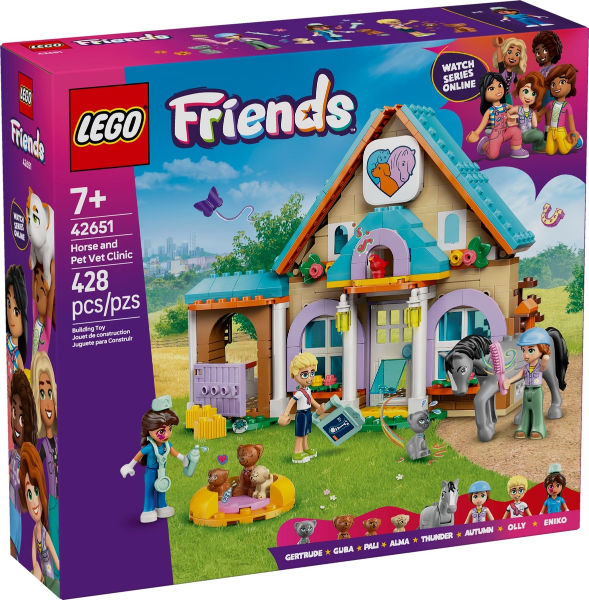 LEGO 42651 Horse and Pet Vet Clinic 42651 sealed box front