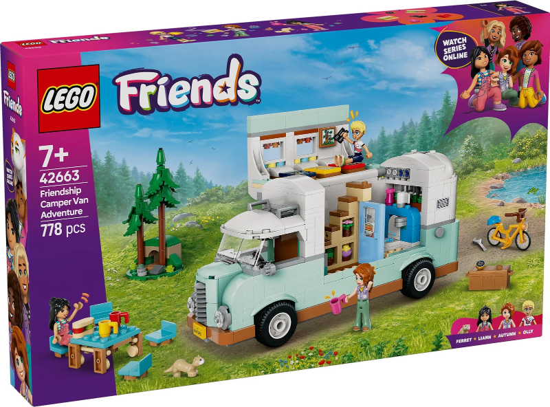 LEGO 42663 Friendship Camper Van Adventure 42663 sealed box front