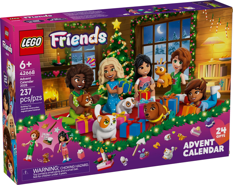 LEGO 42668 Friends Advent Calendar 2025 42668 sealed box front
