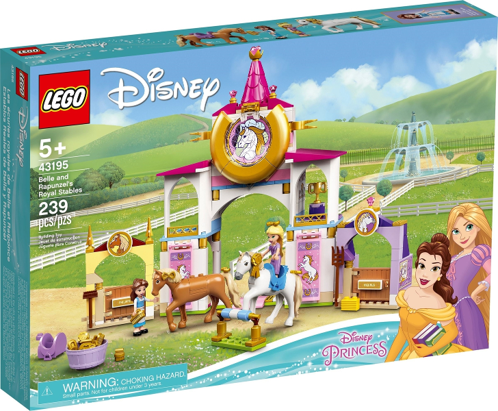 LEGO Belle and Rapunzel's Royal Stables 43195 – Retired & Sealed