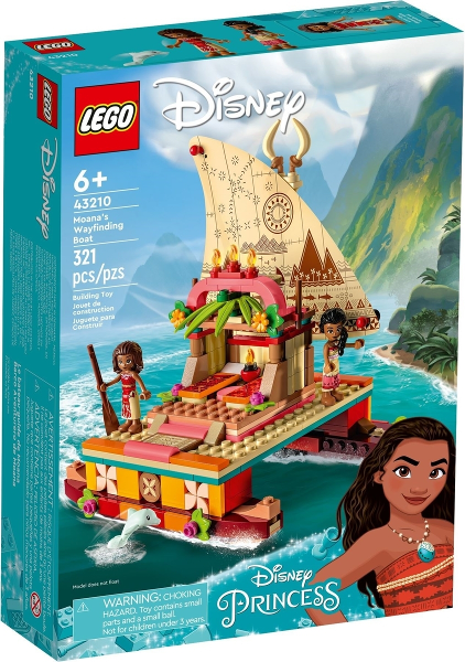 LEGO 43210 Moana's Wayfinding Boat 43210 sealed box front