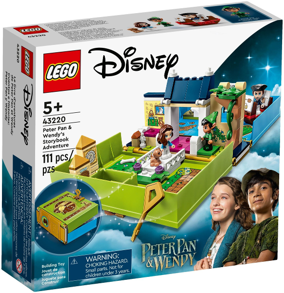 LEGO 43220 Peter Pan & Wendy's Storybook Adventure 43220 sealed box front