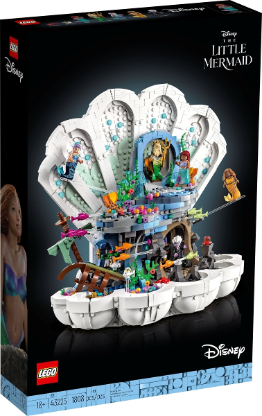 LEGO 43225 The Little Mermaid Royal Clamshell 43225 sealed box front
