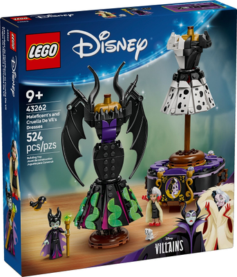 LEGO Maleficent's and Cruella de Vil's Dresses 43262 – Sealed UK Stock
