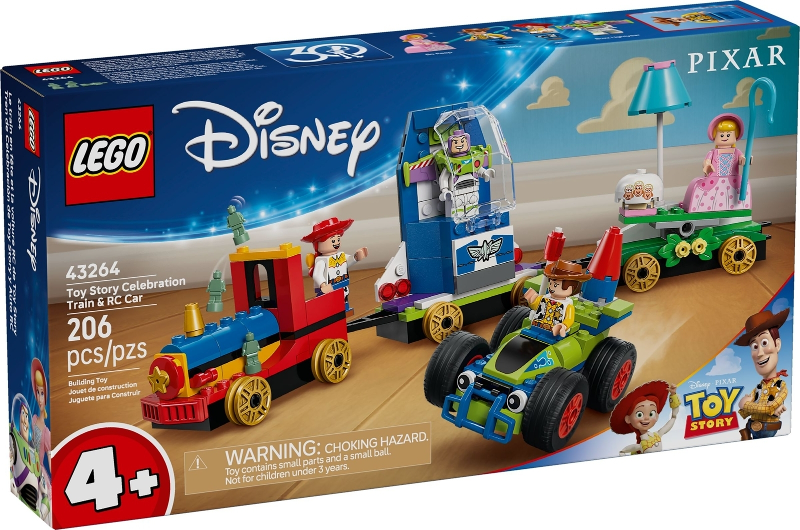 LEGO 43264 Toy Story Celebration Train & RC Car 43264 sealed box front