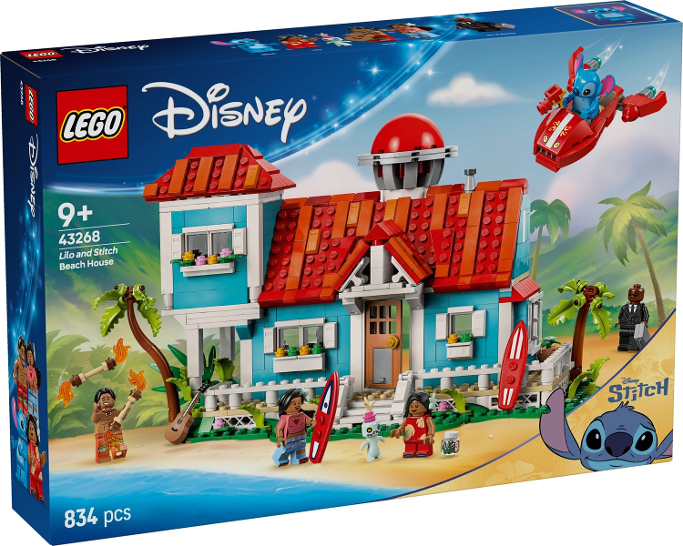 LEGO 43268 Lilo and Stitch Beach House 43268 sealed box front