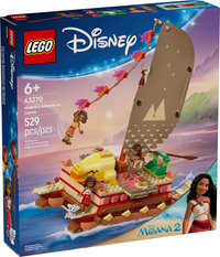 LEGO 43270 Moana's Adventure Canoe 43270 sealed box front