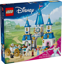 LEGO 43275 Cinderella's Castle & Horse Carriage 43275 sealed box front