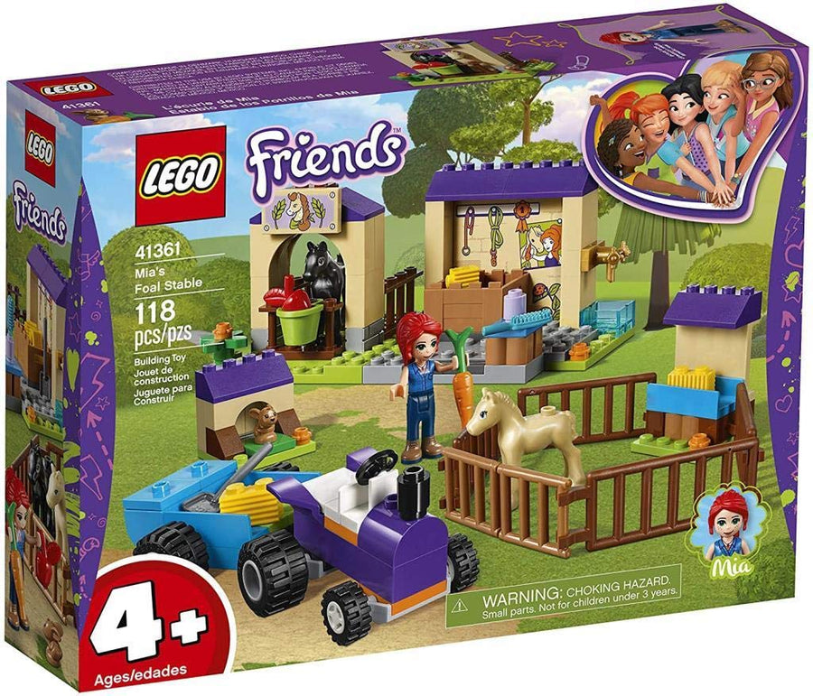 LEGO Friends Mia's Foal Stable 41361 – Retired & Sealed