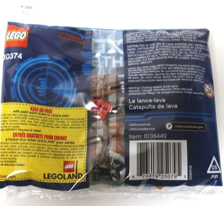 LEGO Nexo Knights Lava Slinger - 40 piece kit in a 30374 – Retired & Sealed