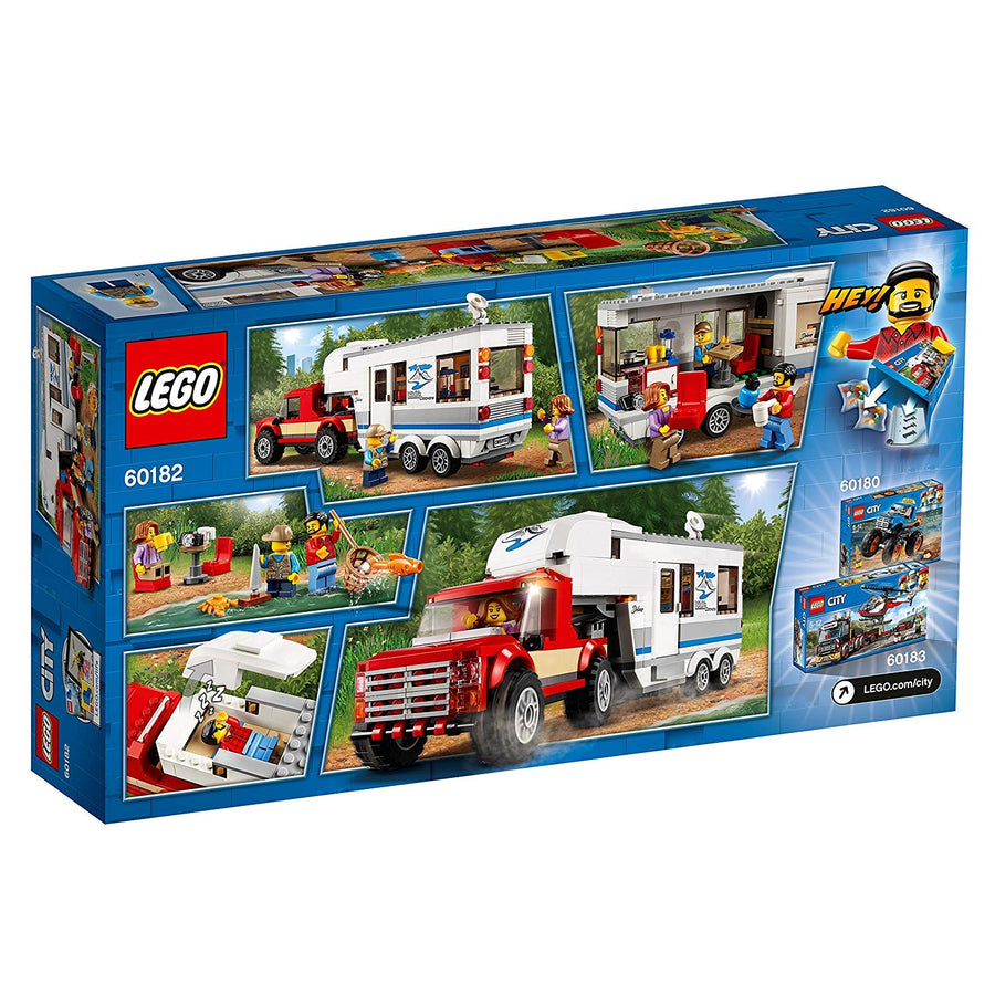 LEGO City Starke Fahrzeuge Pickup und Wohnwagen 60182 – Retired & Sealed