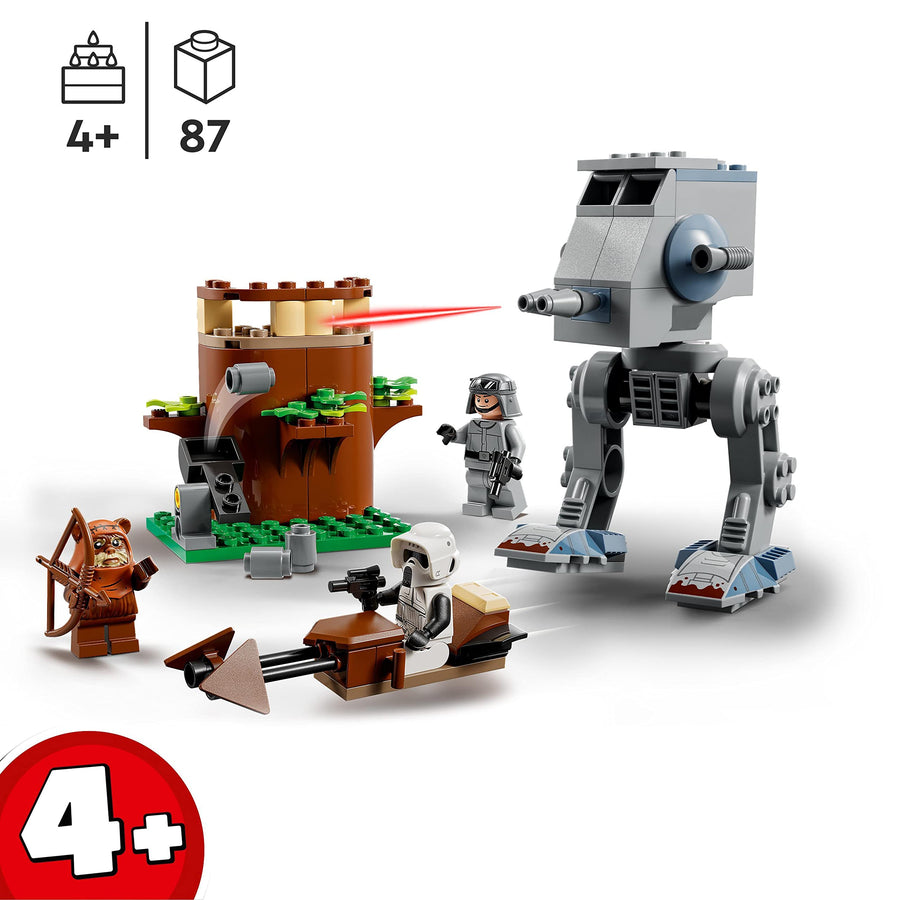 LEGO Star Wars AT-ST, Construction Toy for Preschool 75332 – Retired & Sealed