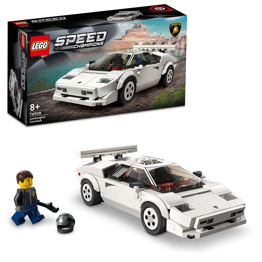 LEGO Speed Champions Lamborghini Countach, Race Car 76908 – Retired & Sealed