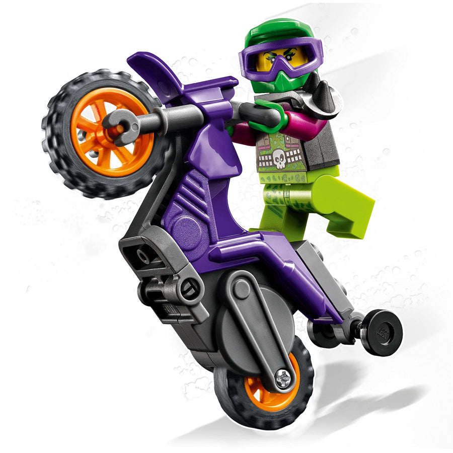 LEGO City Stuntz Wheelie Stunt Bike Set with 60296 – Retired & Sealed