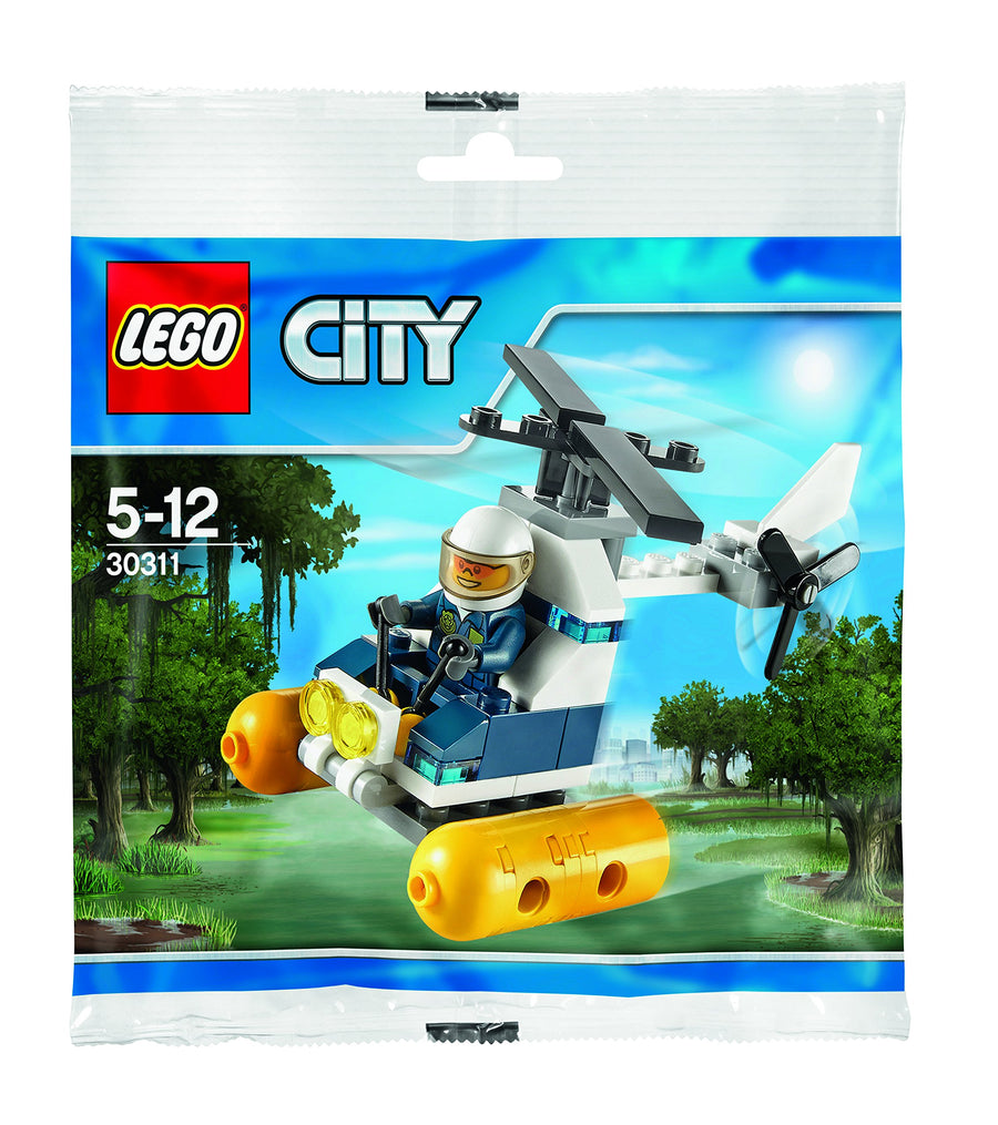 LEGO City SWAMP POLICE HELICOPTER MINI 30311 – Retired & Sealed