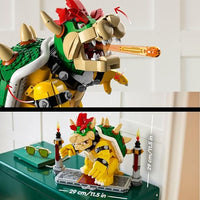LEGO 71411 71411 Super Mario The Mighty Bowser, 3D Model Building Kit, Collectible Posable Character Figure with Battle Platform, Memorabilia Gift Idea sealed box view 6