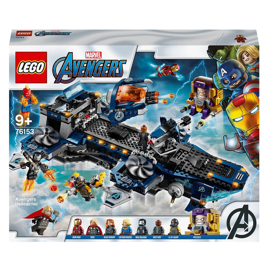 LEGO Marvel Avengers Helicarrier Toy with Iron Man, 76153 – Retired & Sealed