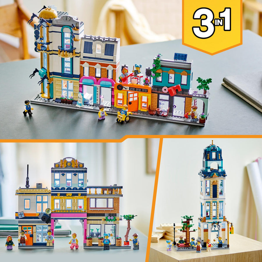 LEGO Creator 3in1 Main Street to Art Deco Skyscraper 31141 – Retired & Sealed