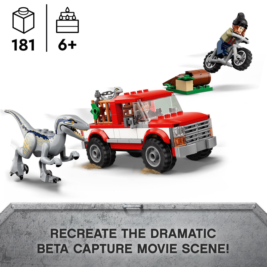 LEGO Jurassic World Blue and Beta Velociraptor Capture 76946 – Retired & Sealed