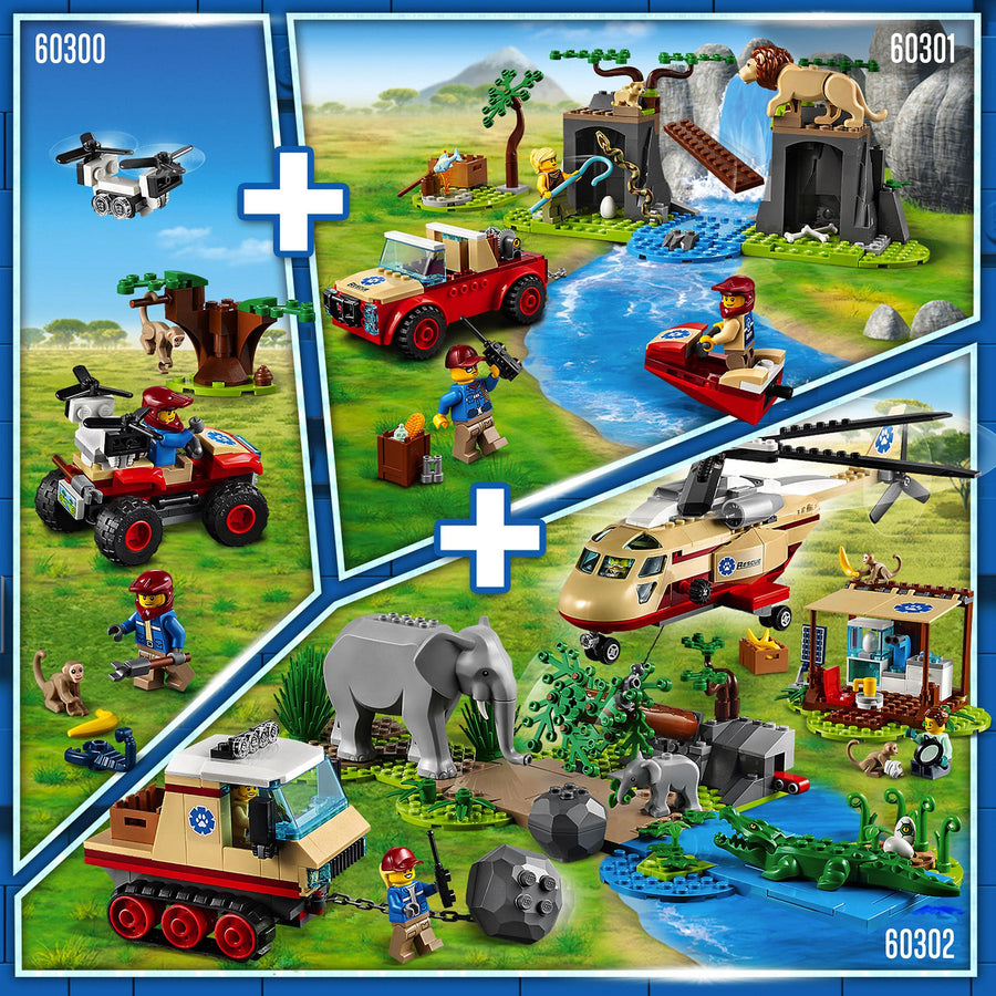 LEGO City Wildlife Rescue Off Roader Vehicle Car Toy 60301 – Retired & Sealed