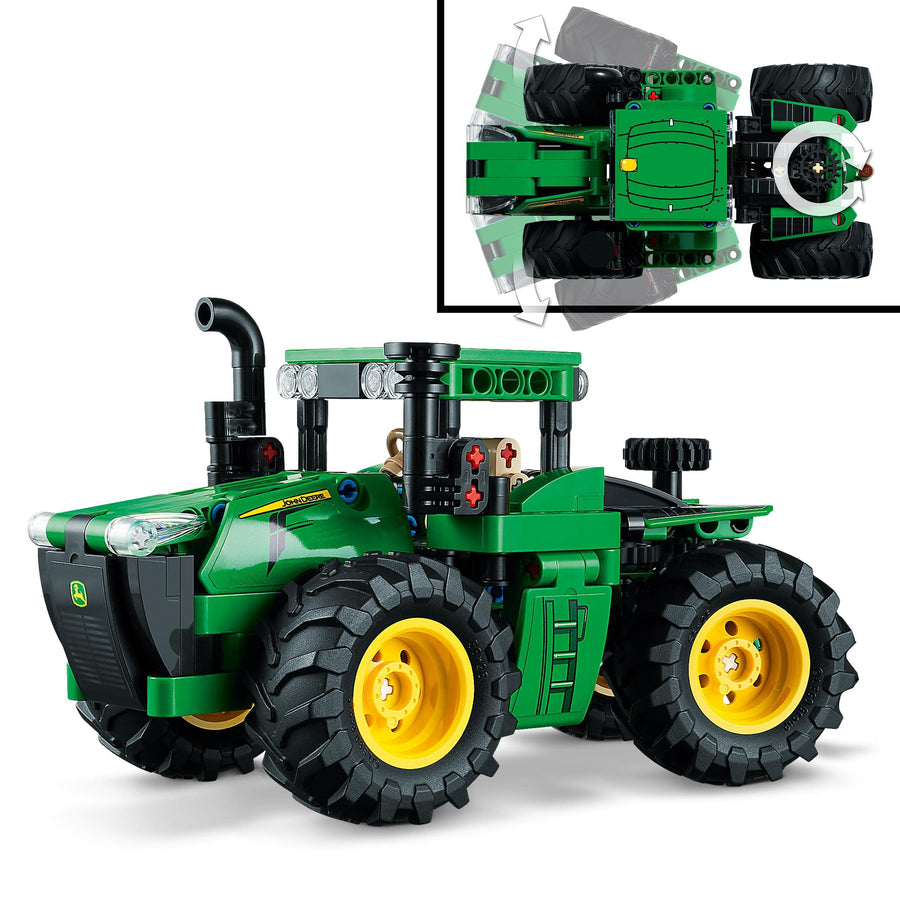 LEGO Technic John Deere 9620R 4WD Tractor Toy with 42136 – Retired & Sealed