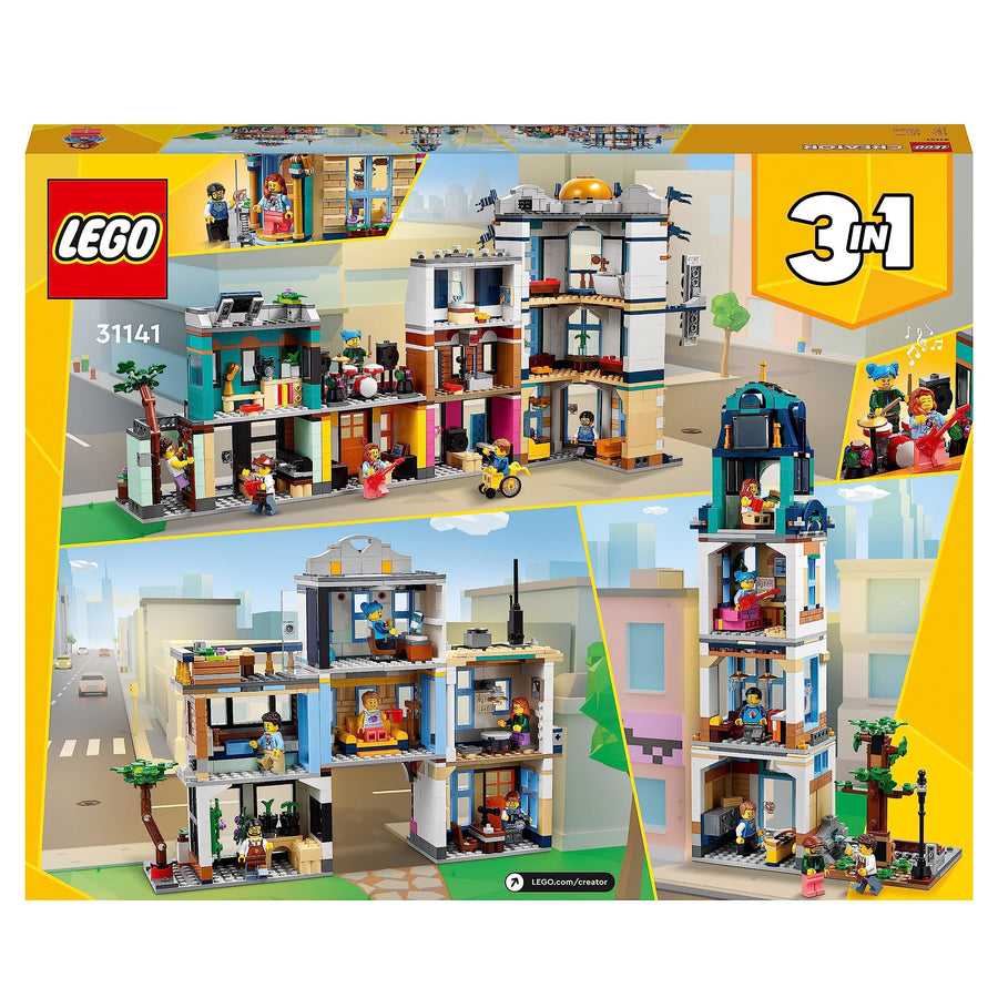 LEGO Creator 3in1 Main Street to Art Deco Skyscraper 31141 – Retired & Sealed