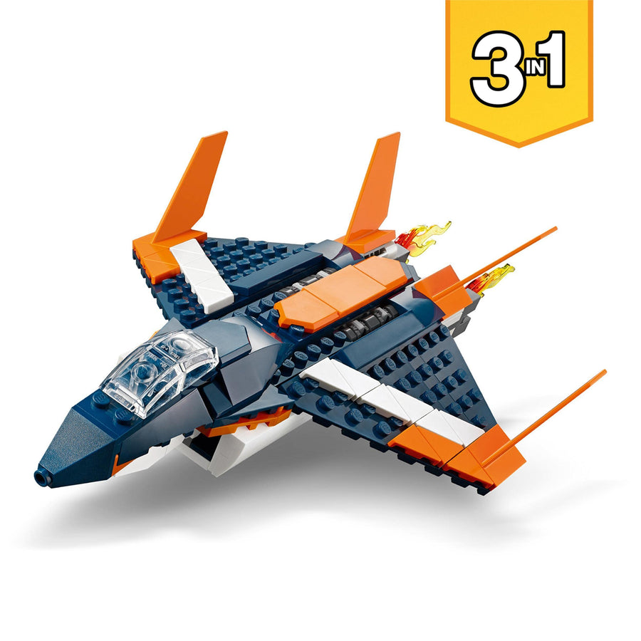 LEGO Creator 3in1 Supersonic Jet Plane to Helicopter 31126 – Retired & Sealed