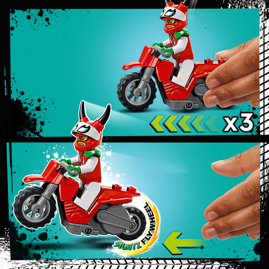 LEGO City Stuntz Reckless Scorpion Stunt Bike Set with 60332 – Retired & Sealed