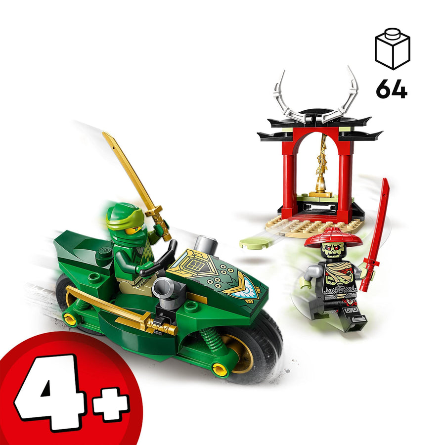 LEGO NINJAGO Lloyds Ninja Motorcycle, Toy for 71788 – Retired & Sealed